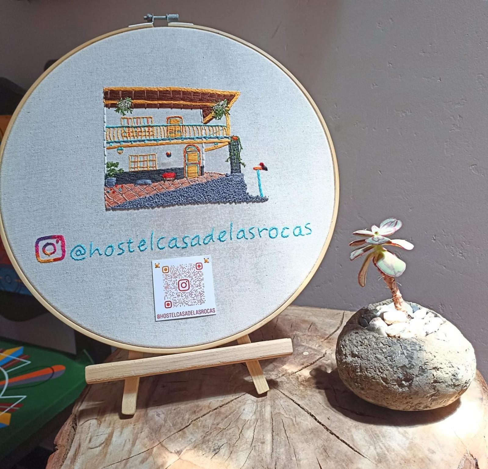 Casa De Las Rocas Hostel Jardín Exterior foto